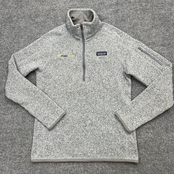 Patagonia Sweater Womens Medium Better Sweater Half Zip Project Canary Pullover - Picture 1 of 10
